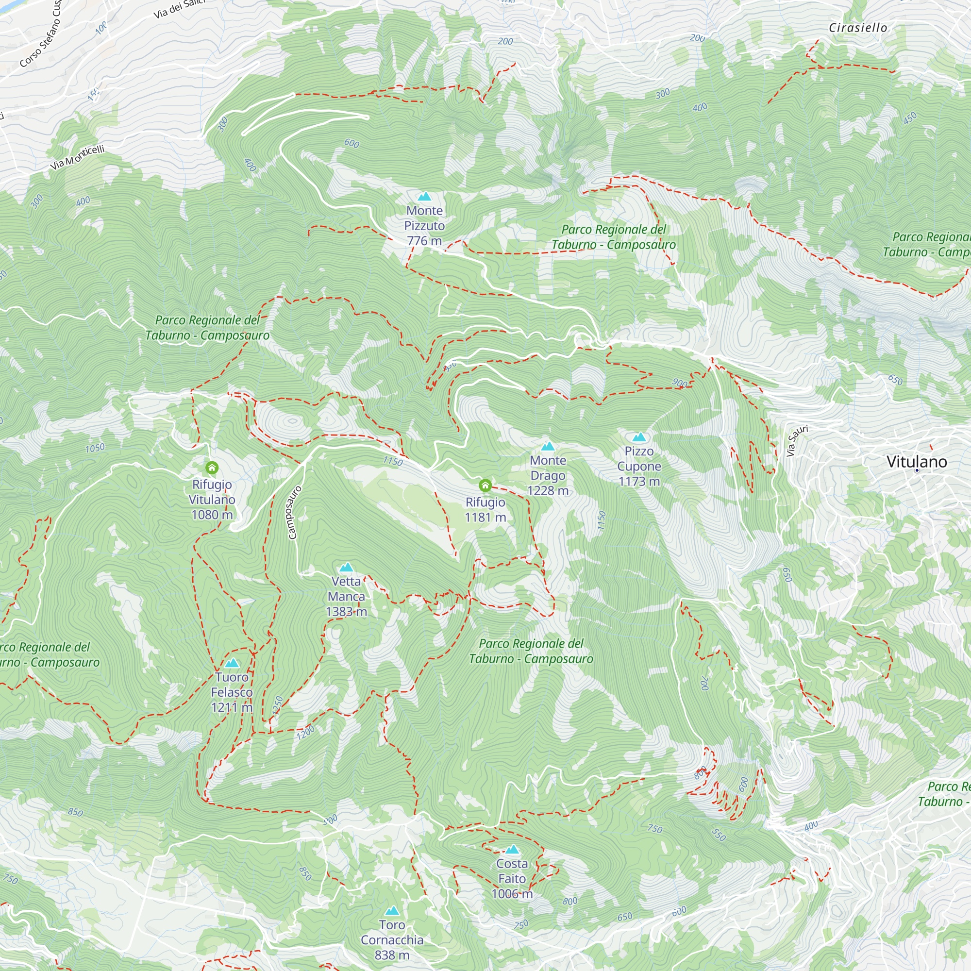 Rifugio map