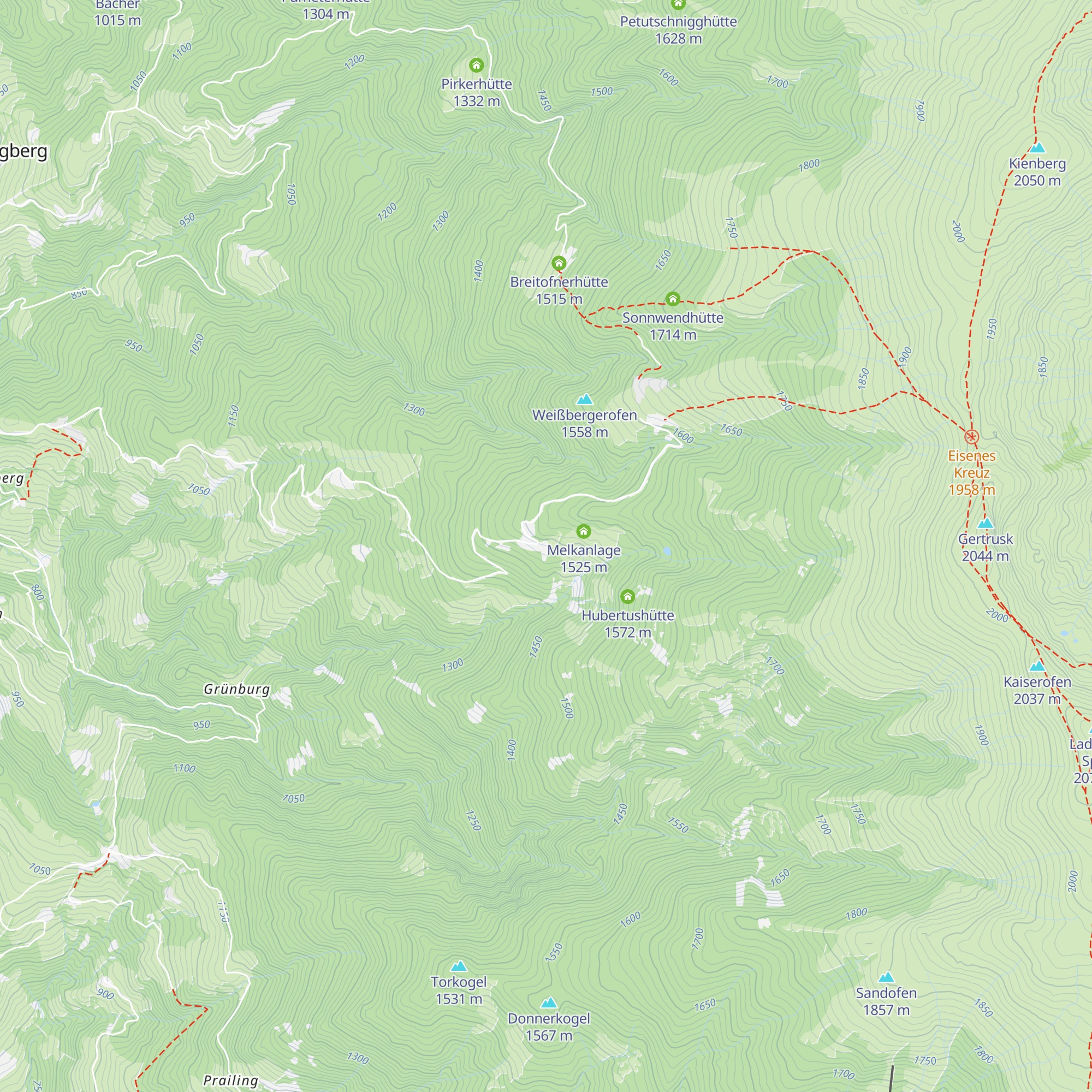 Enzianhütte map