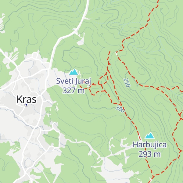 Map of Vela Gromača