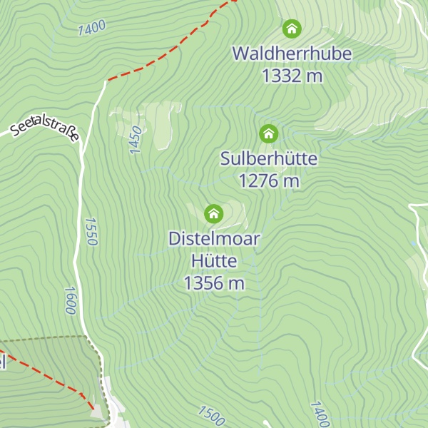 Map of Distelmoar Hütte
