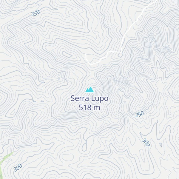 Map of Serra Lupo