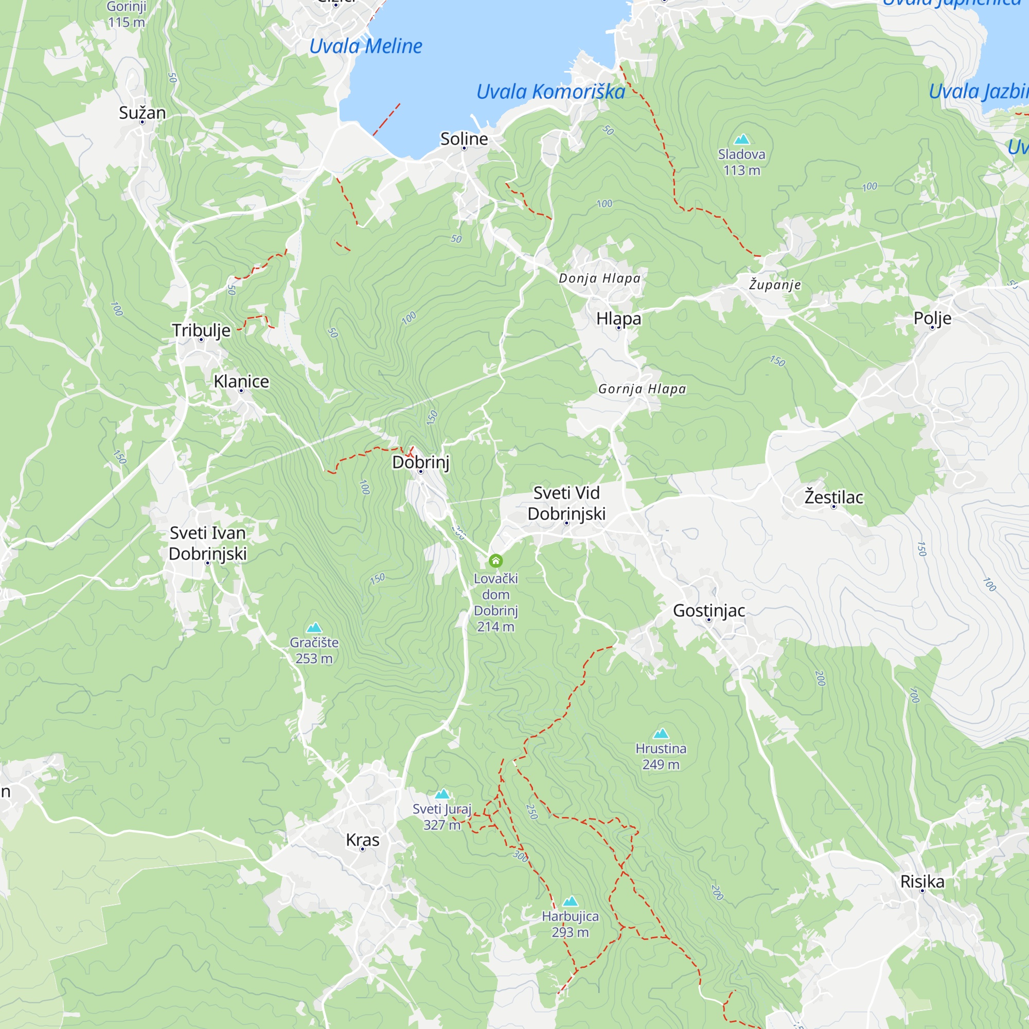 Dom Časnih sestara Zviranj map