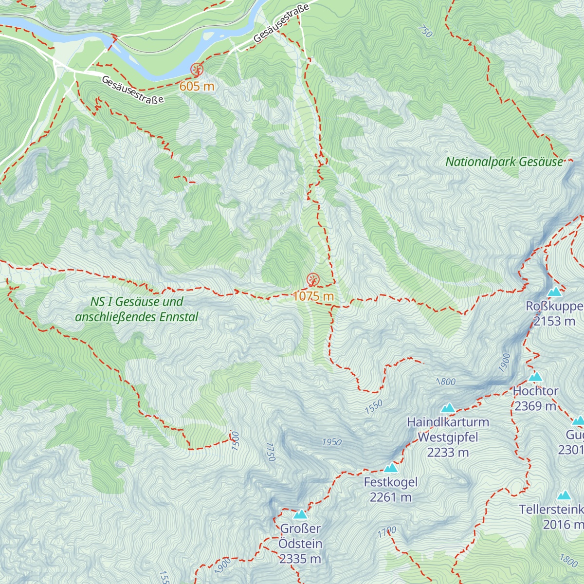 Haindlkarhütte map