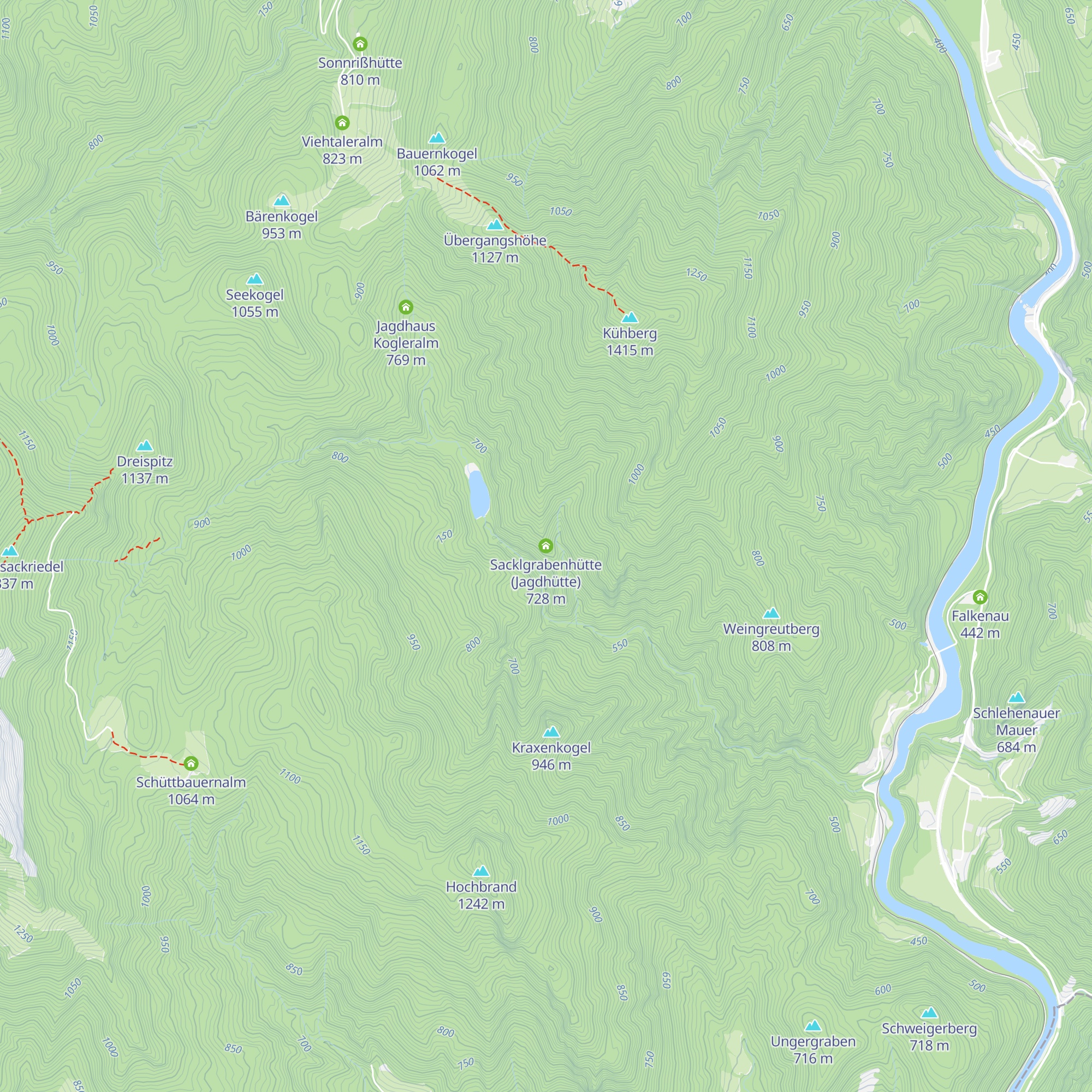 Sacklgrabenhütte (Jagdhütte) map
