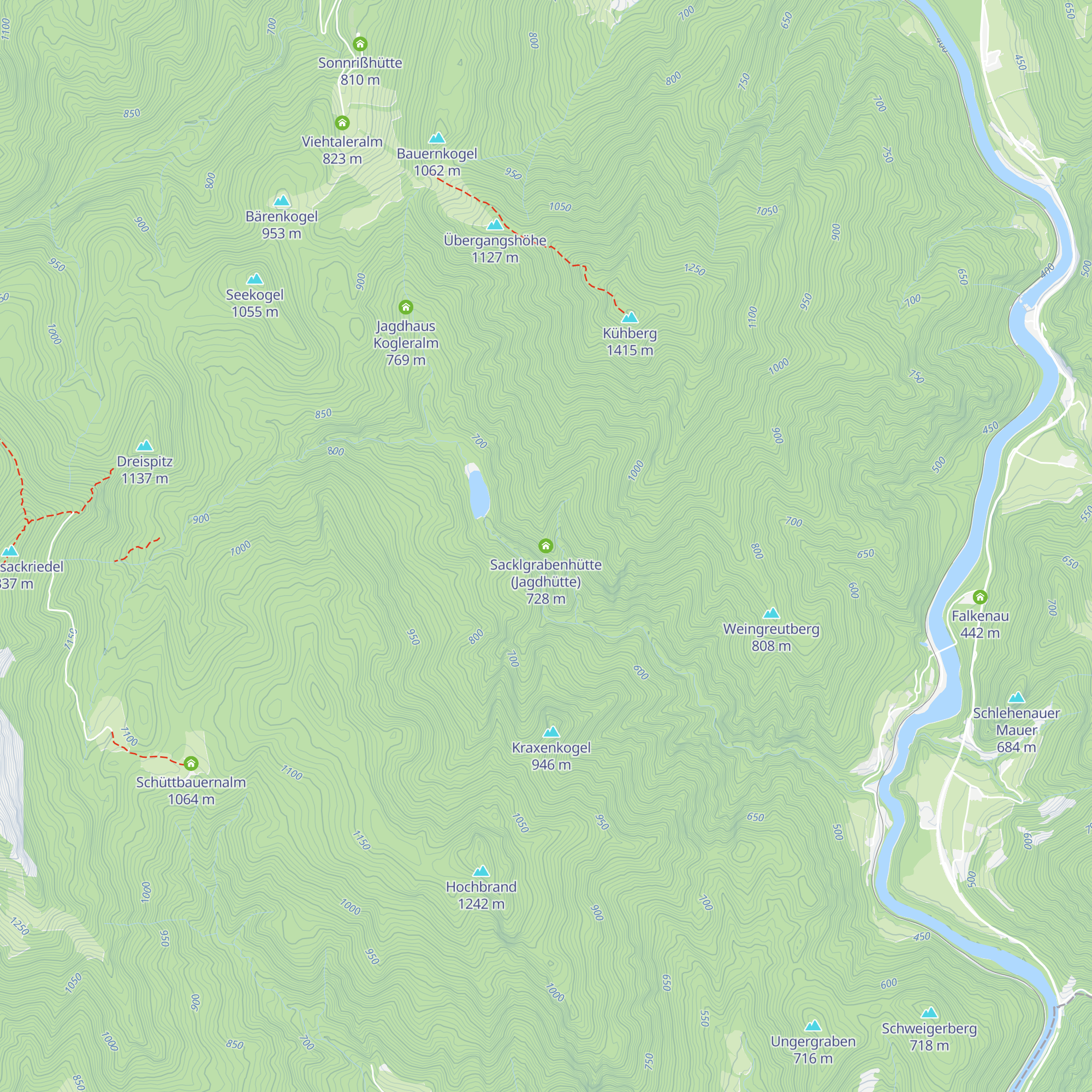 Sacklgrabenhütte (Jagdhütte) map