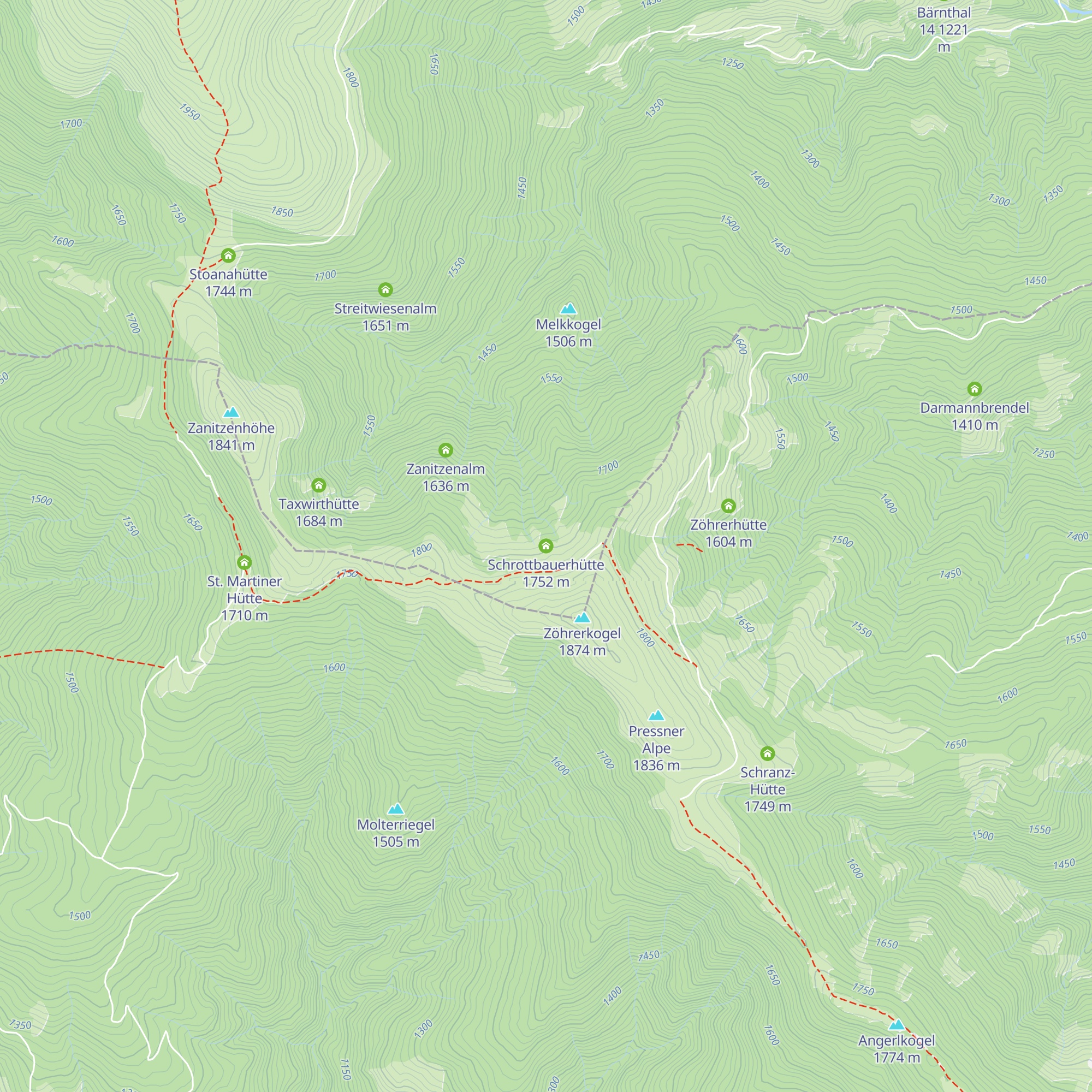 Schrottbauerhütte map