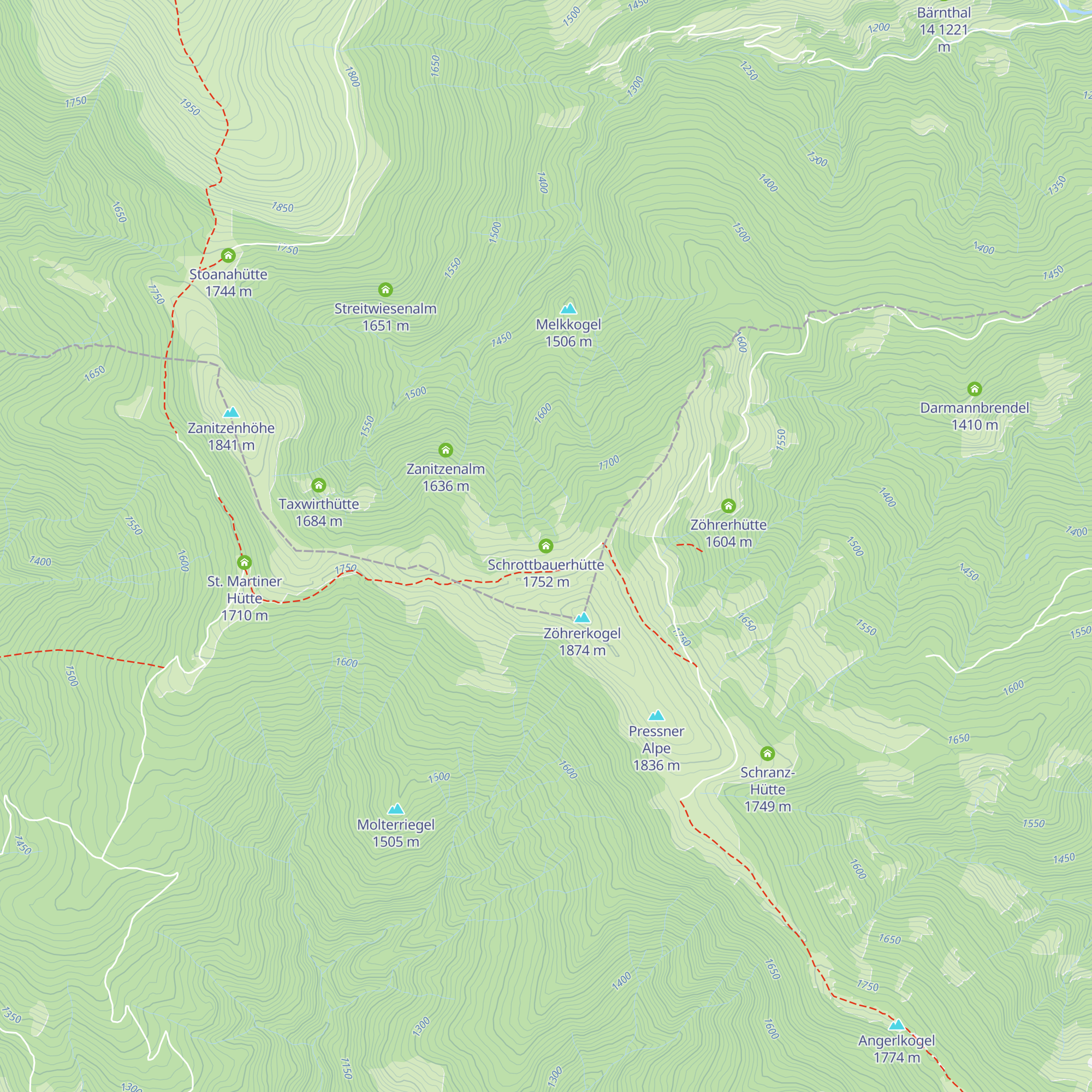 Schrottbauerhütte map
