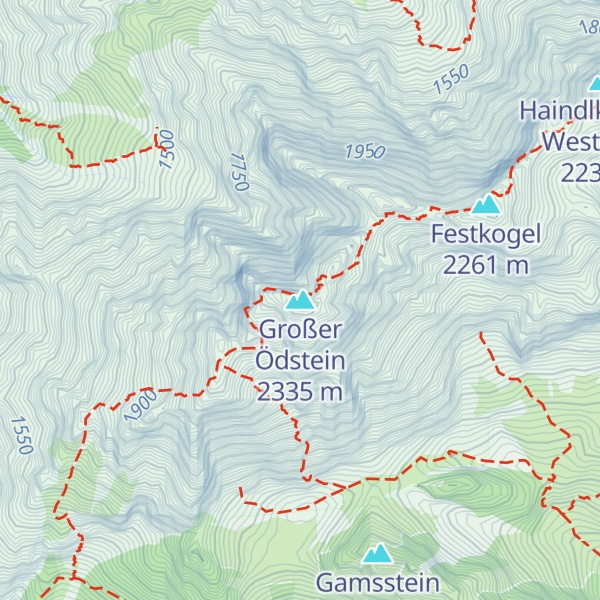 Map of Großer Ödstein