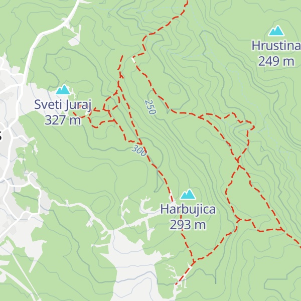 Map of Kuševica