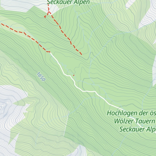 Map of Hinteralm Hütte