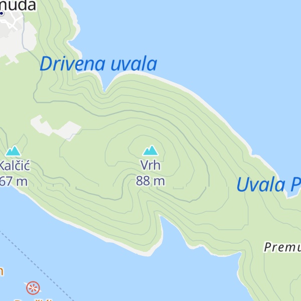 Map of Vrh