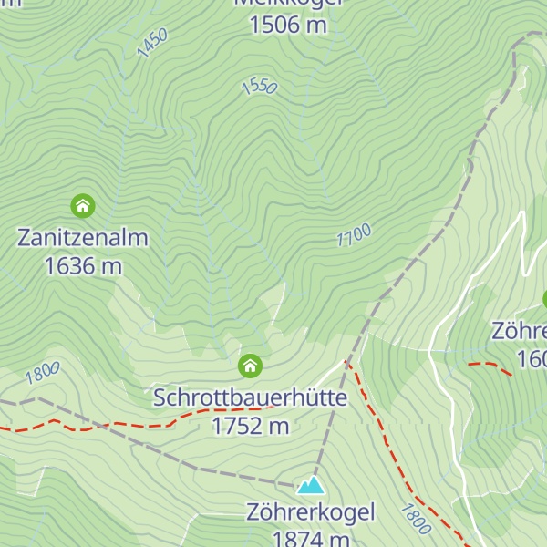 Map of Bischofhütte
