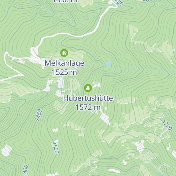 Map of Hubertushütte