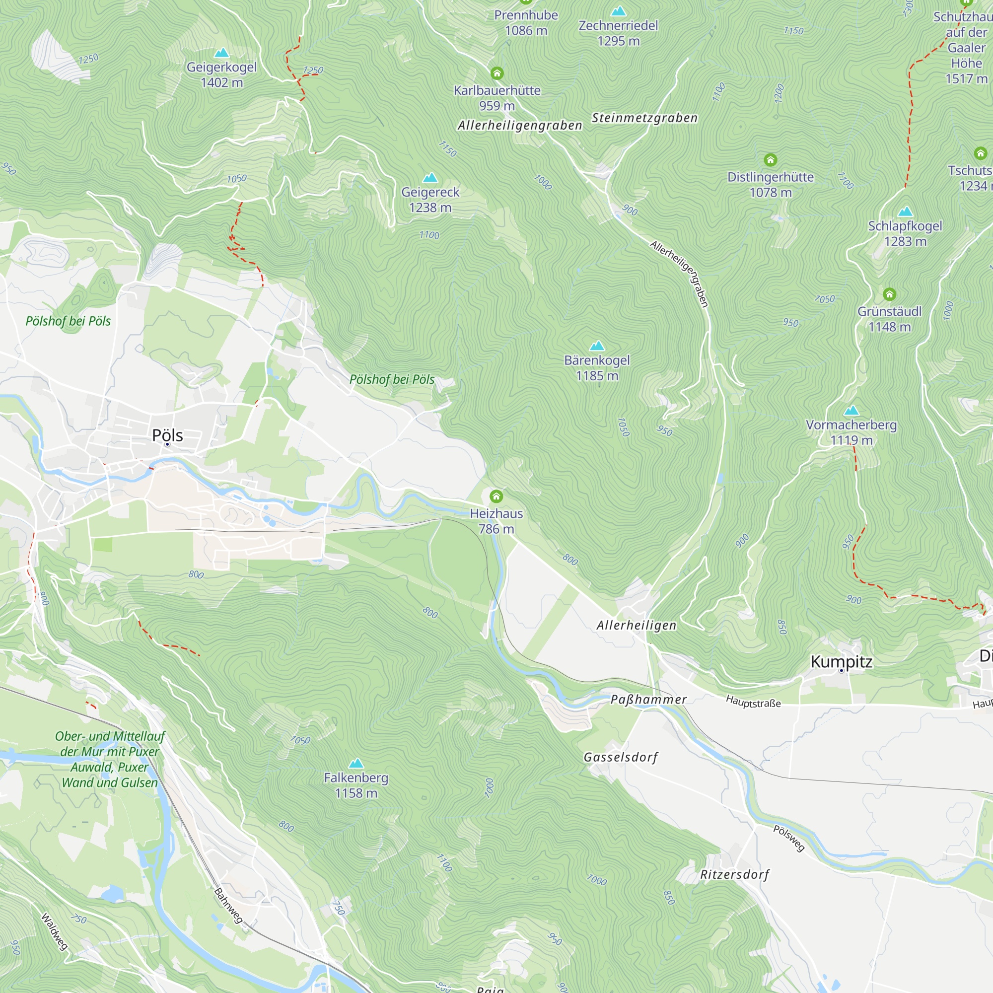 Heizhaus map
