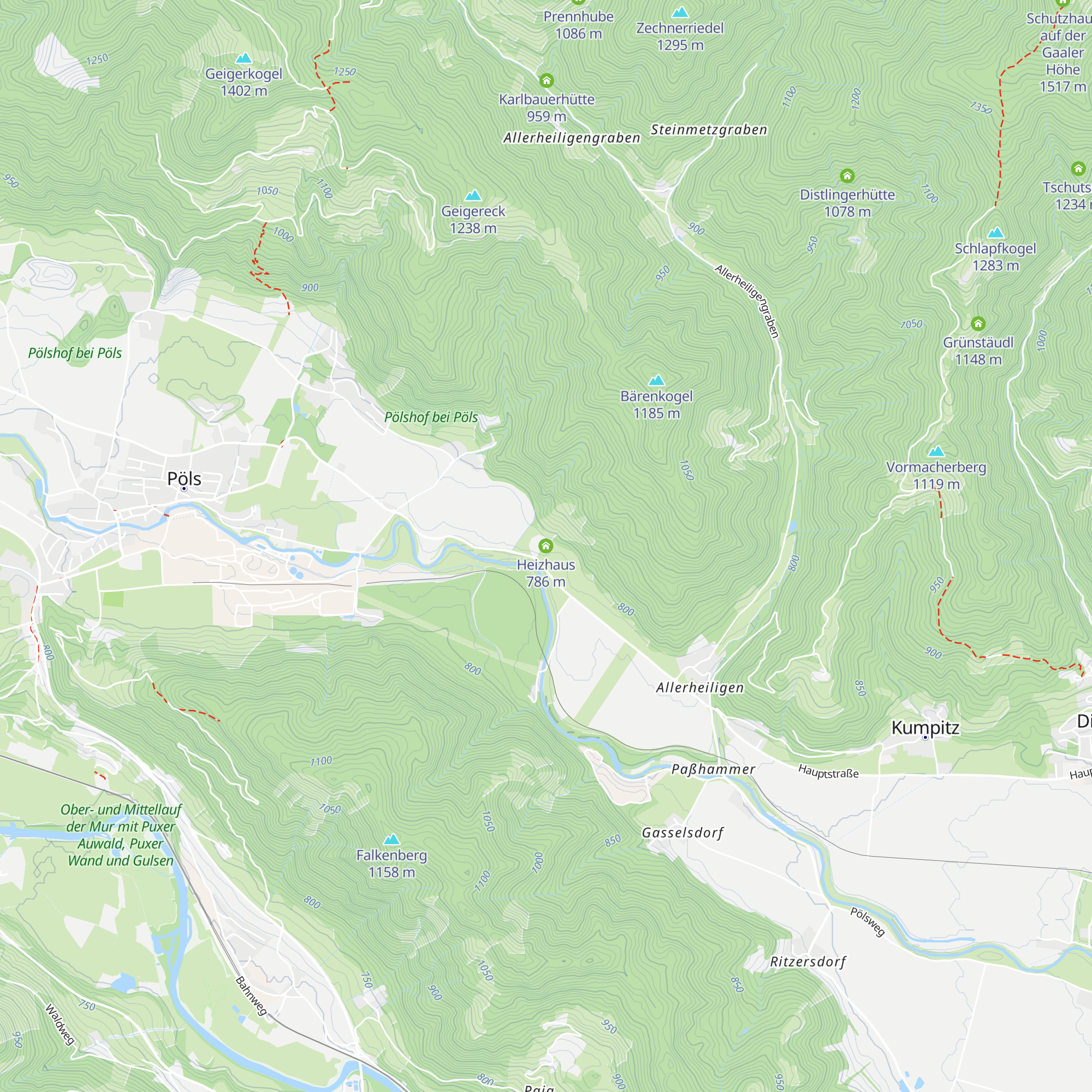 Heizhaus map