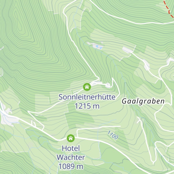 Map of Sonnleitnerhütte