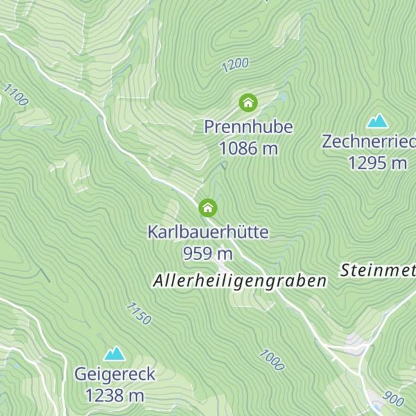 Map of Karlbauerhütte