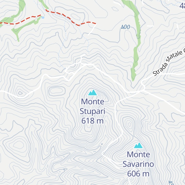Map of Monte Stupari