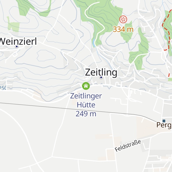 Map of Zeitlinger Hütte