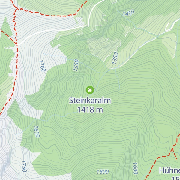 Map of Steinkaralm