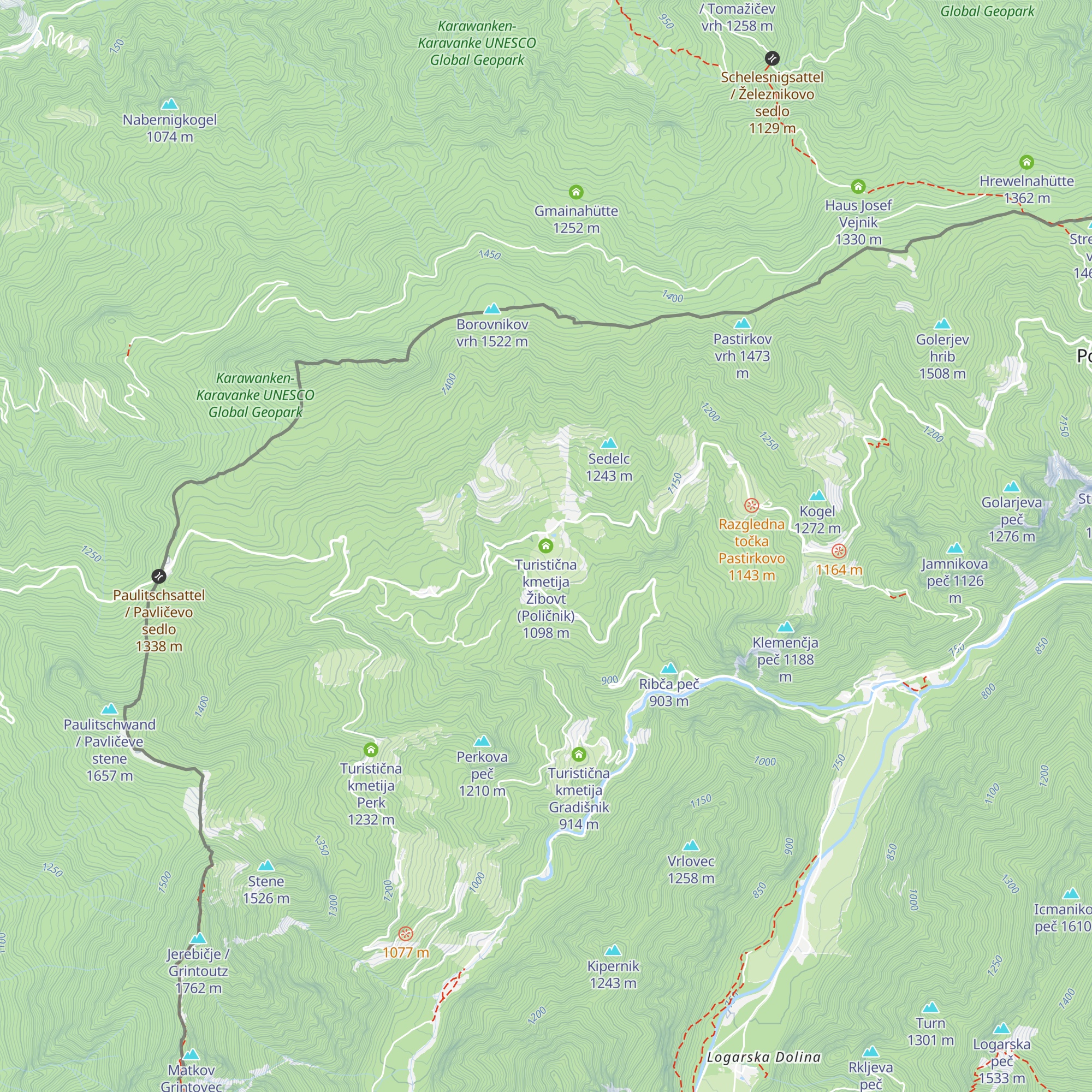 Turistična kmetija Žibovt (Poličnik) map