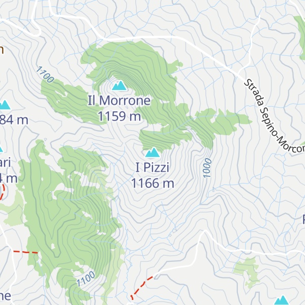 Map of I Pizzi