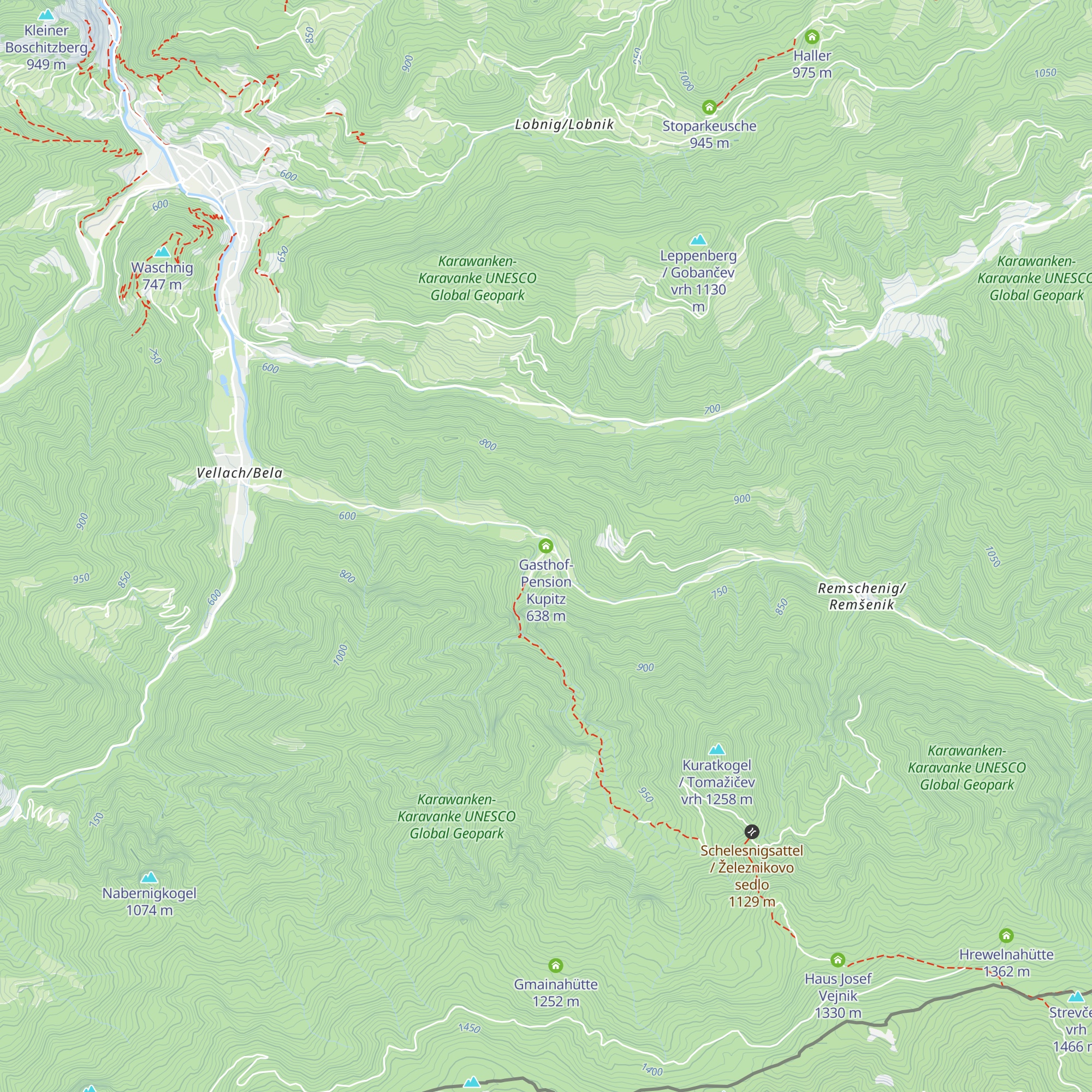 Gasthof-Pension Kupitz map