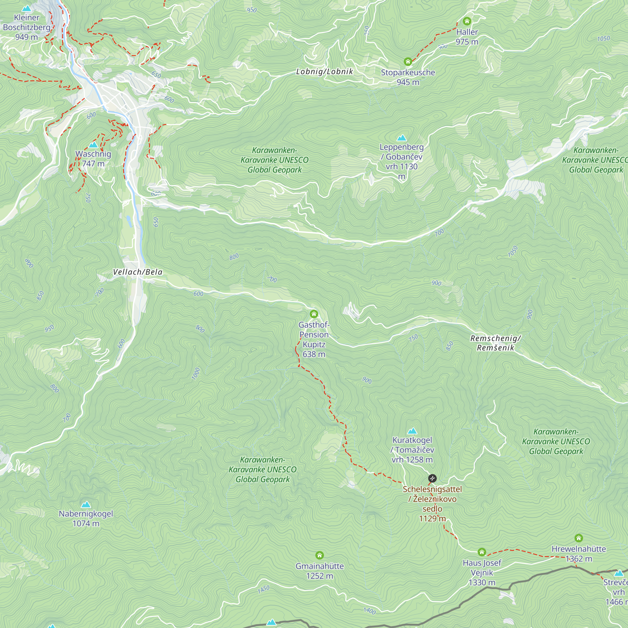 Gasthof-Pension Kupitz map