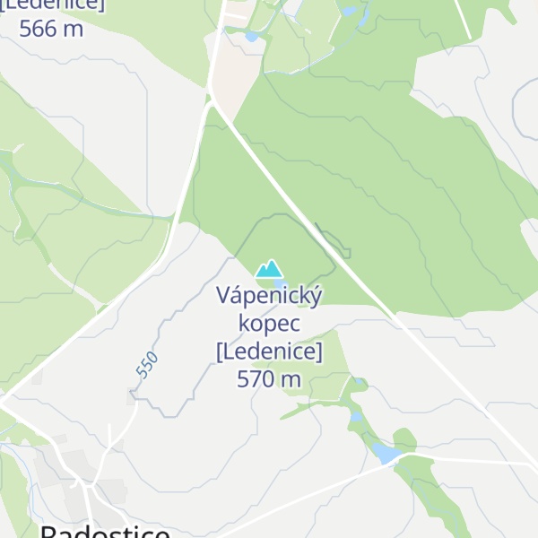 Map of Vápenický kopec [Ledenice]