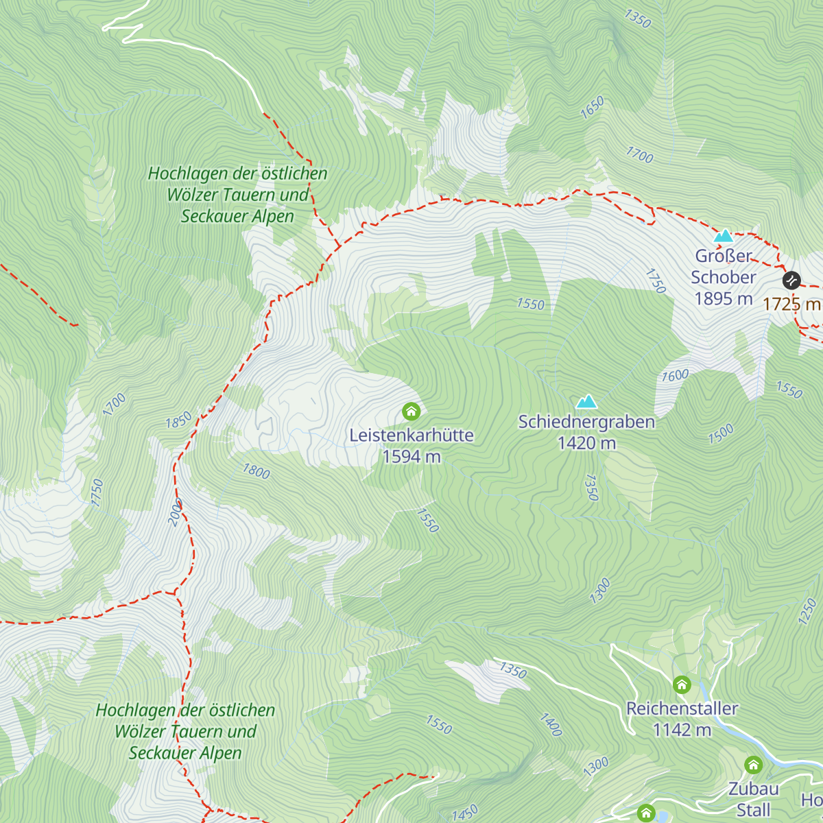 Leistenkarhütte map
