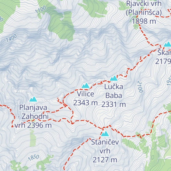 Map of Vilice