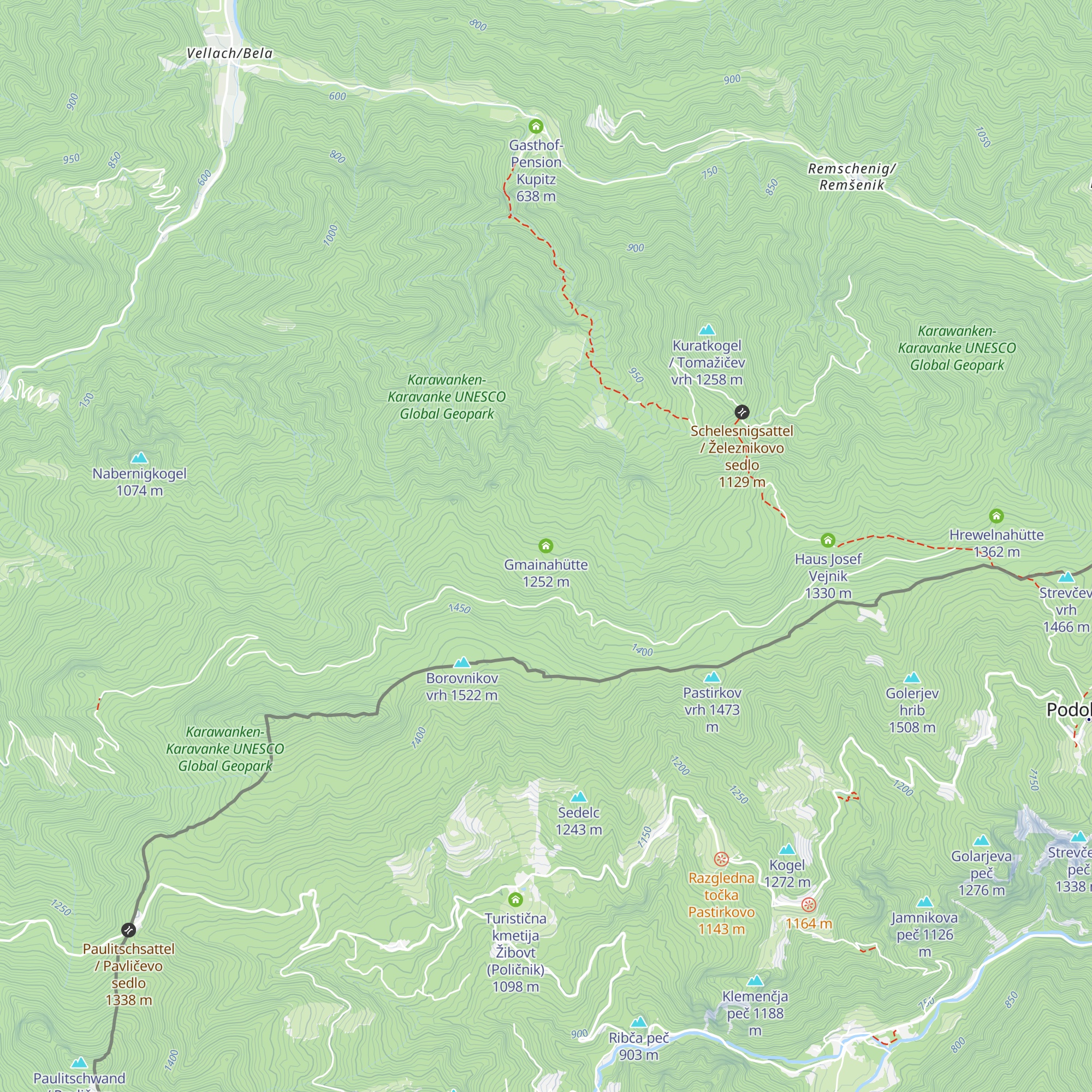 Gmainahütte map