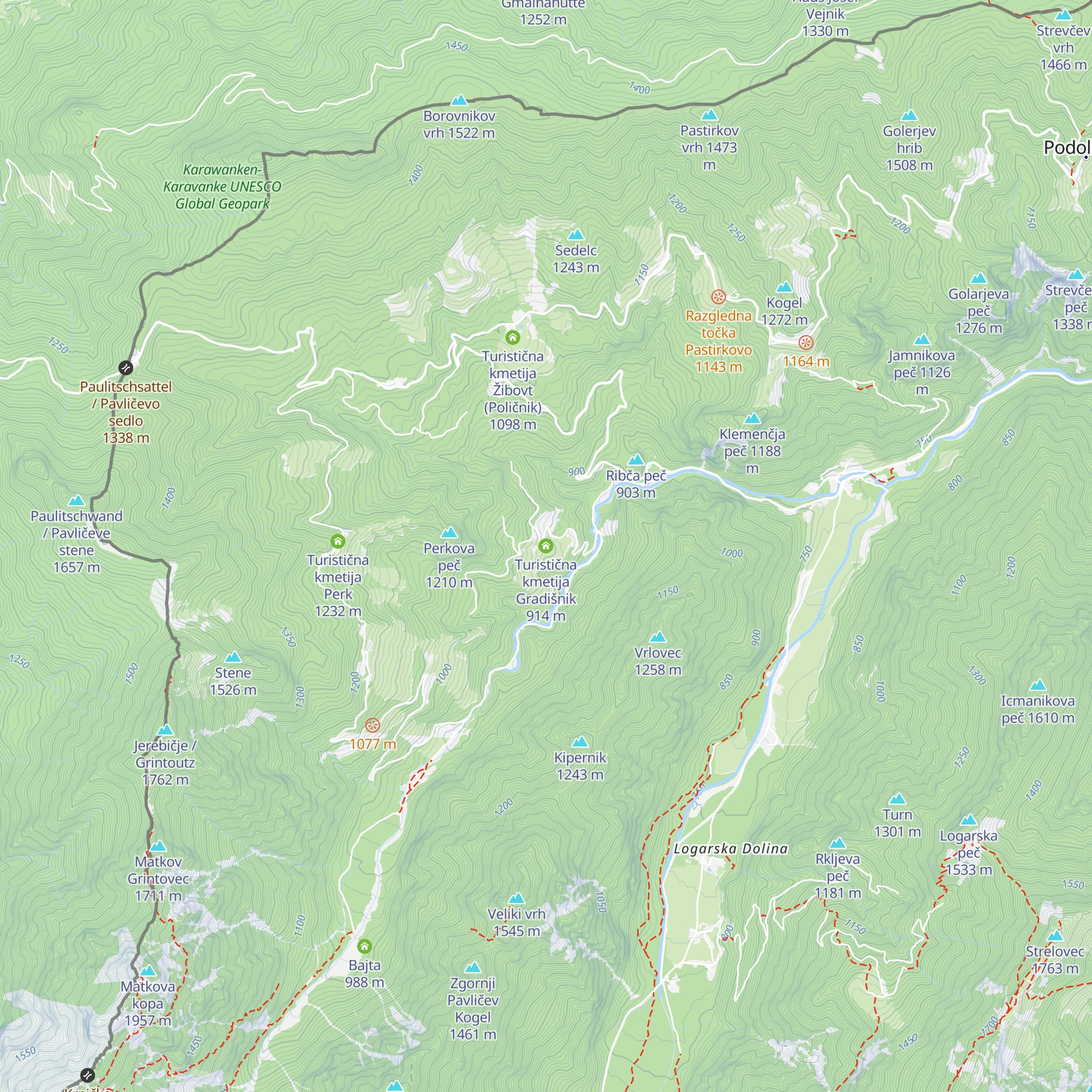 Turistična kmetija Gradišnik map