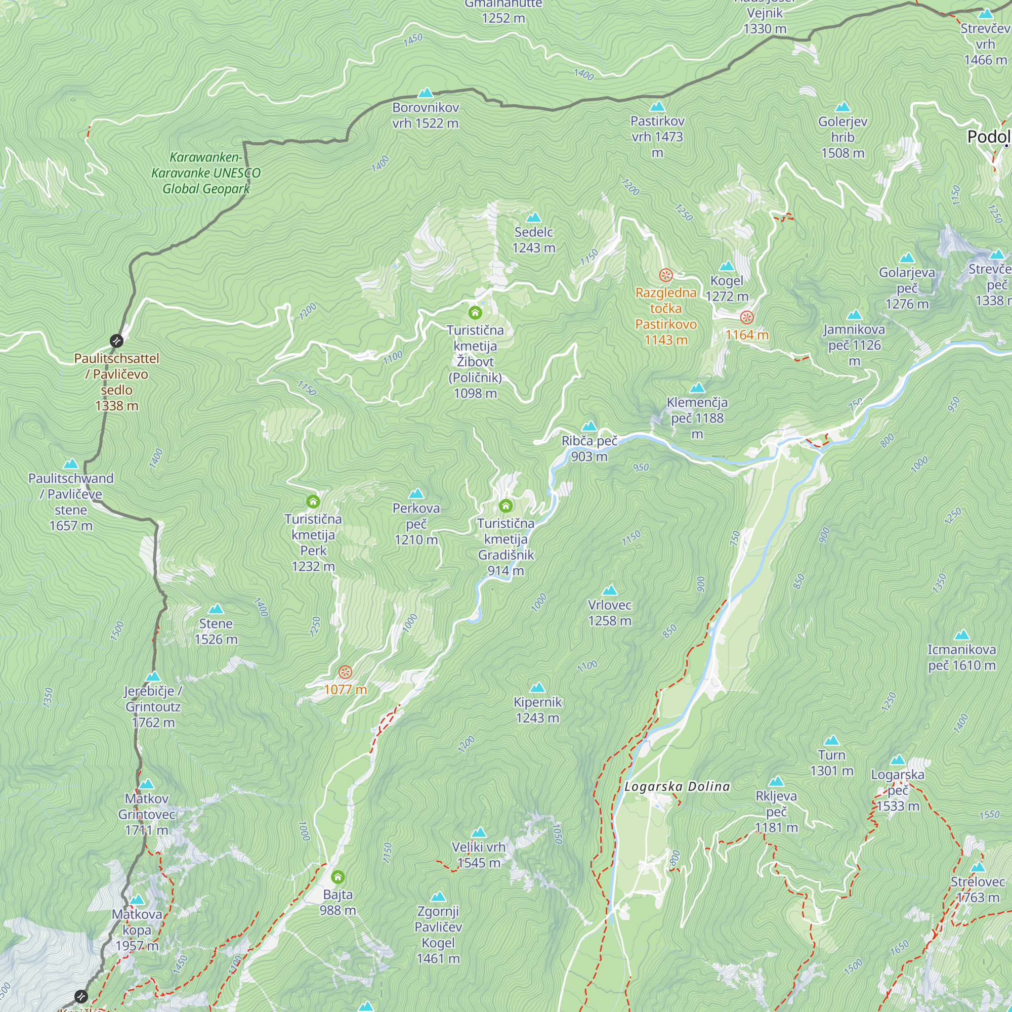 Turistična kmetija Gradišnik map