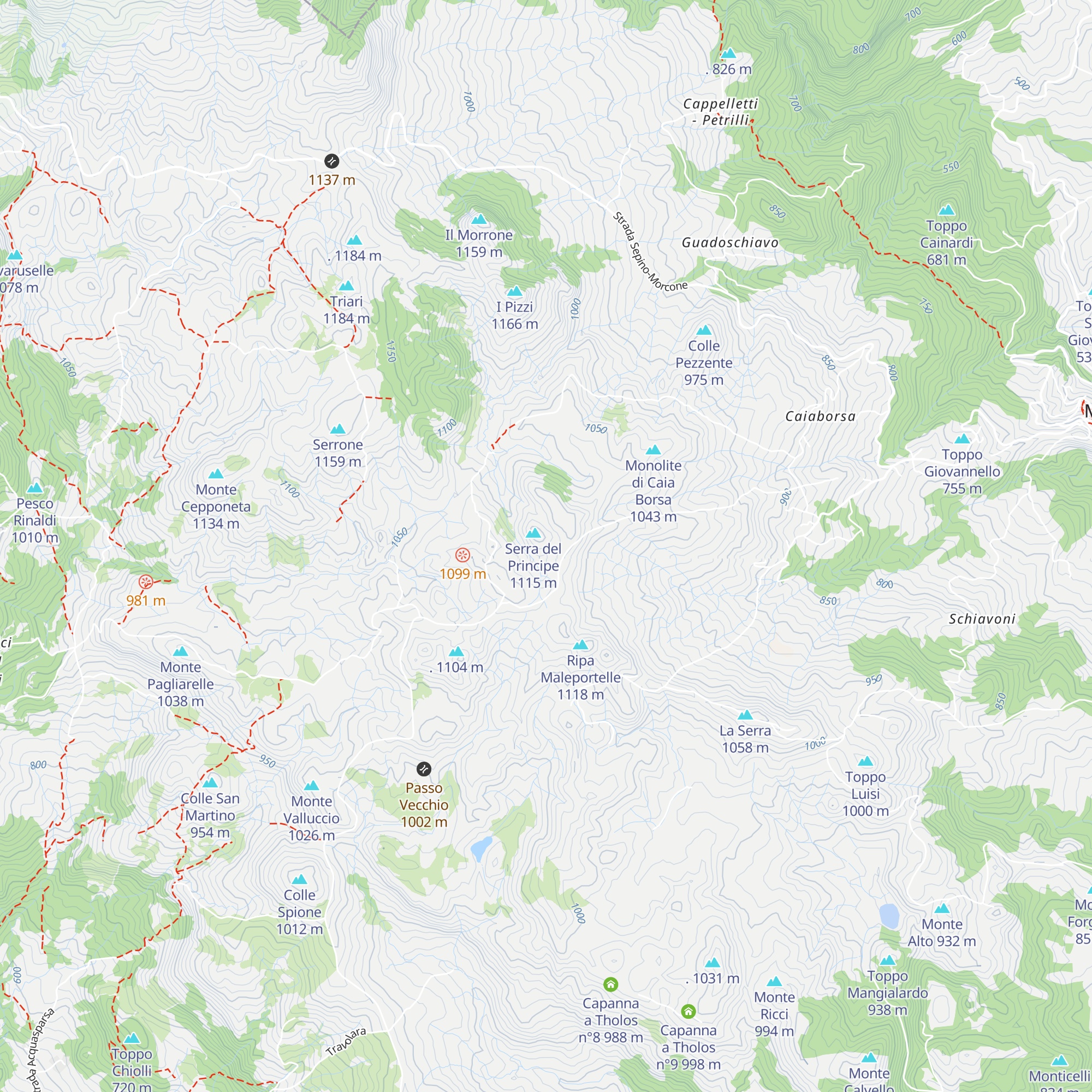 Capanna a Tholos n°5 map
