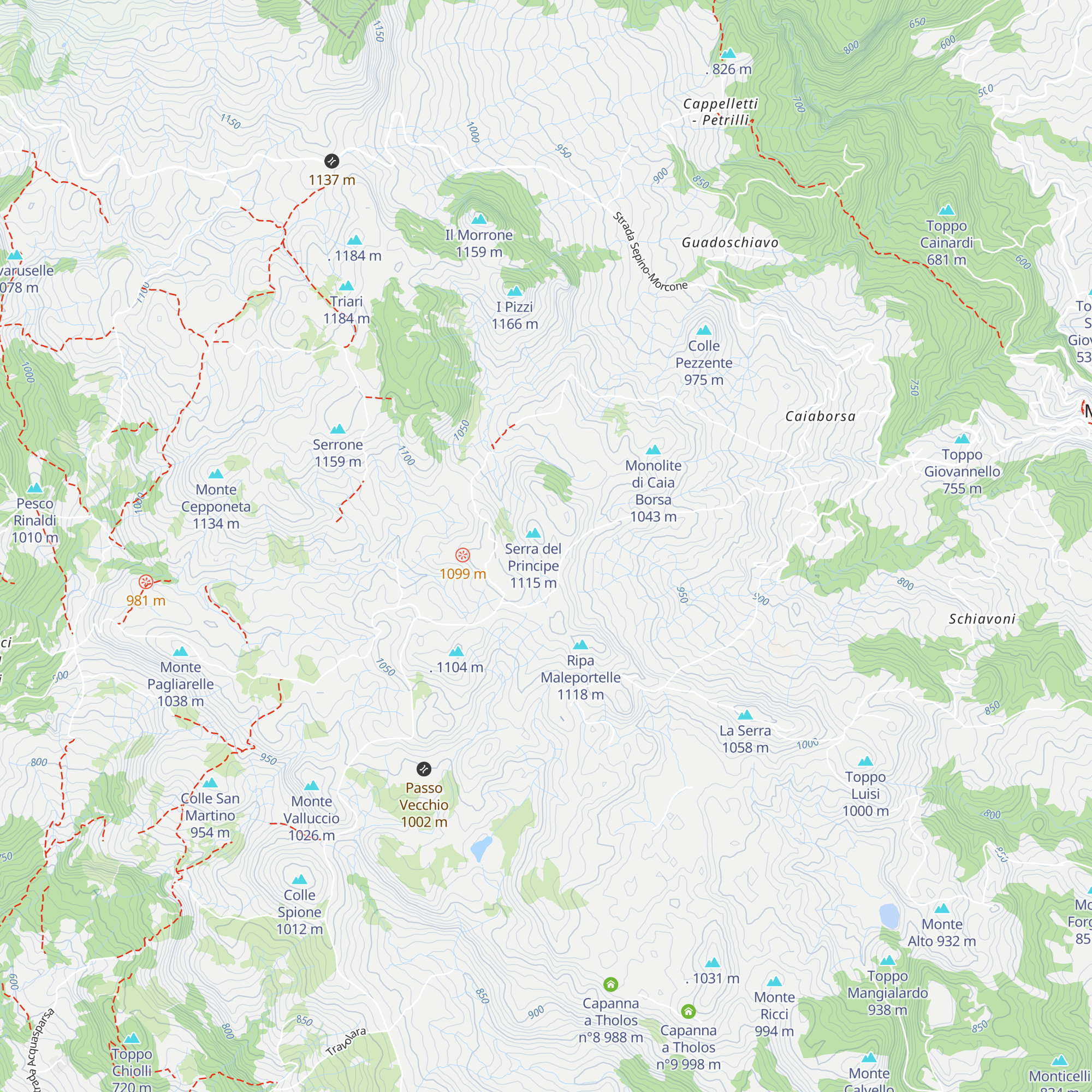 Capanna a Tholos n°5 map