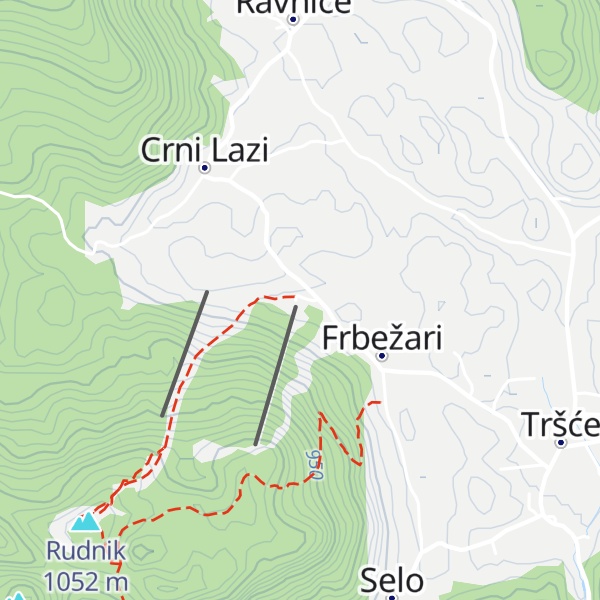 Map of Brvnara