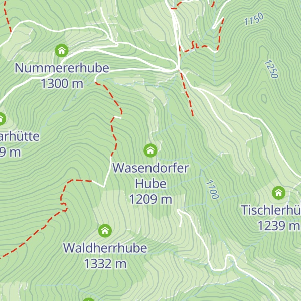 Map of Wasendorfer Hube