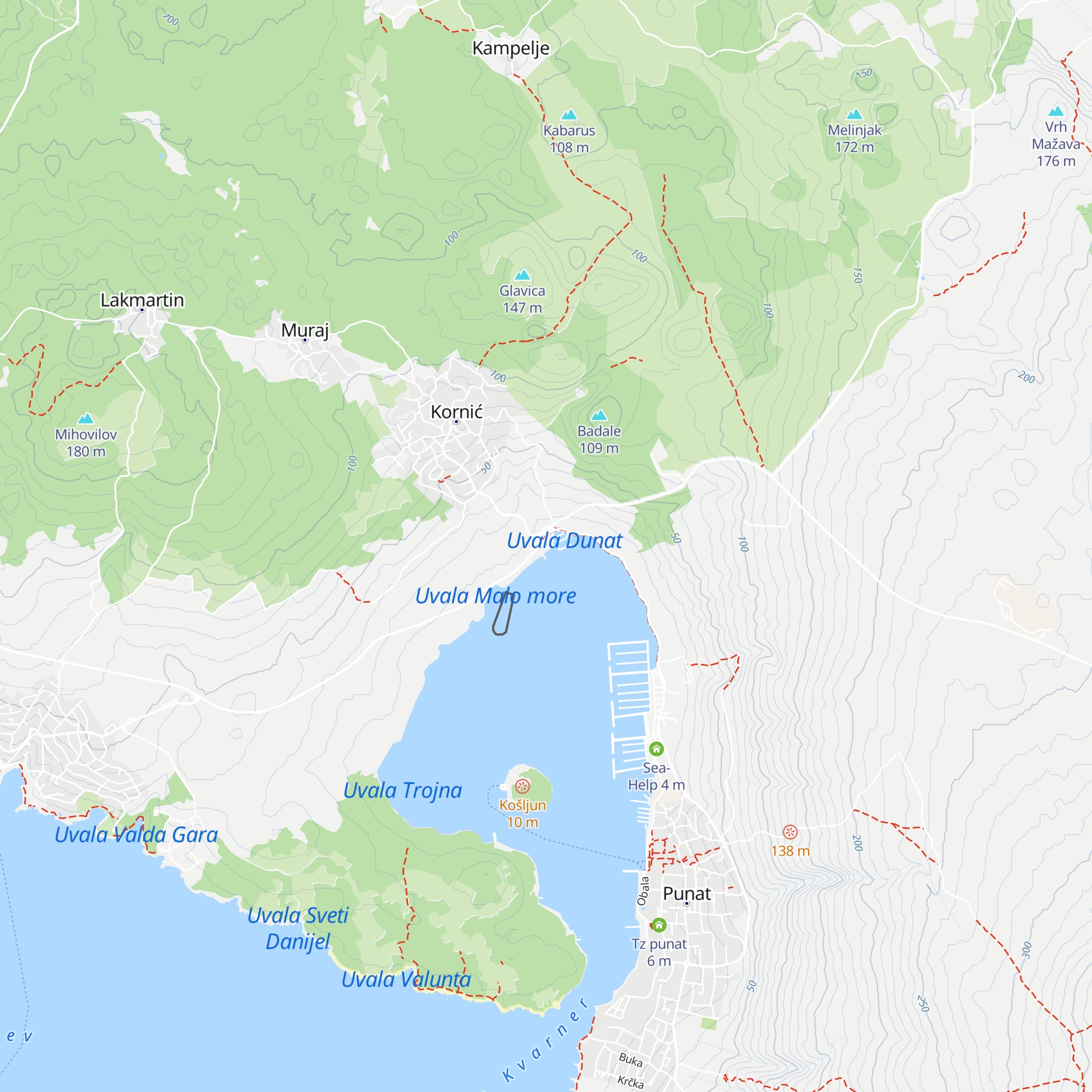 Maxi bar map
