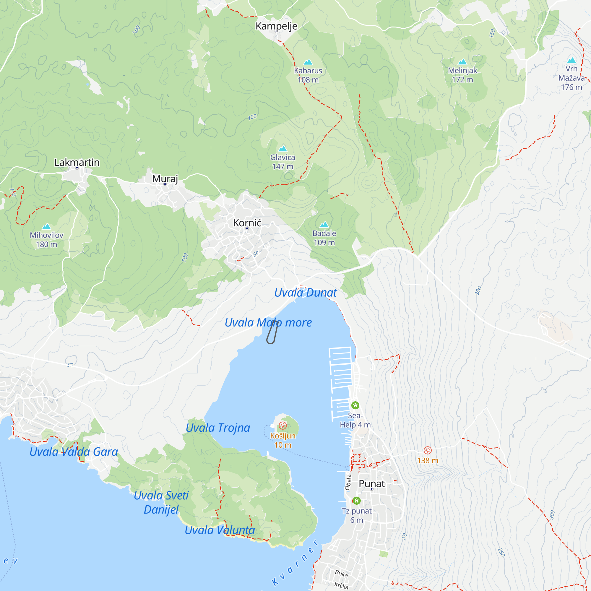 Maxi bar map