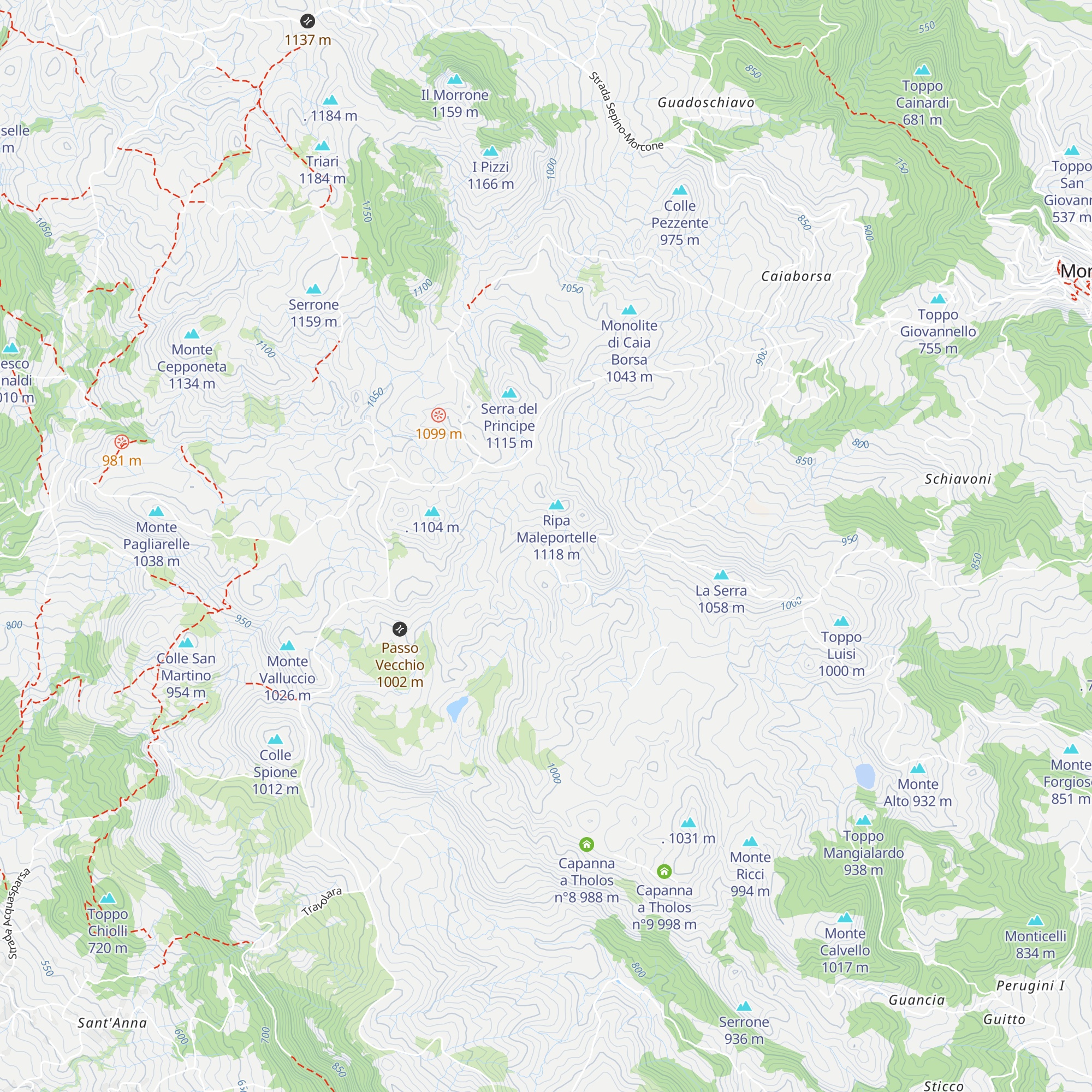 Capanna a Tholos n°7 map