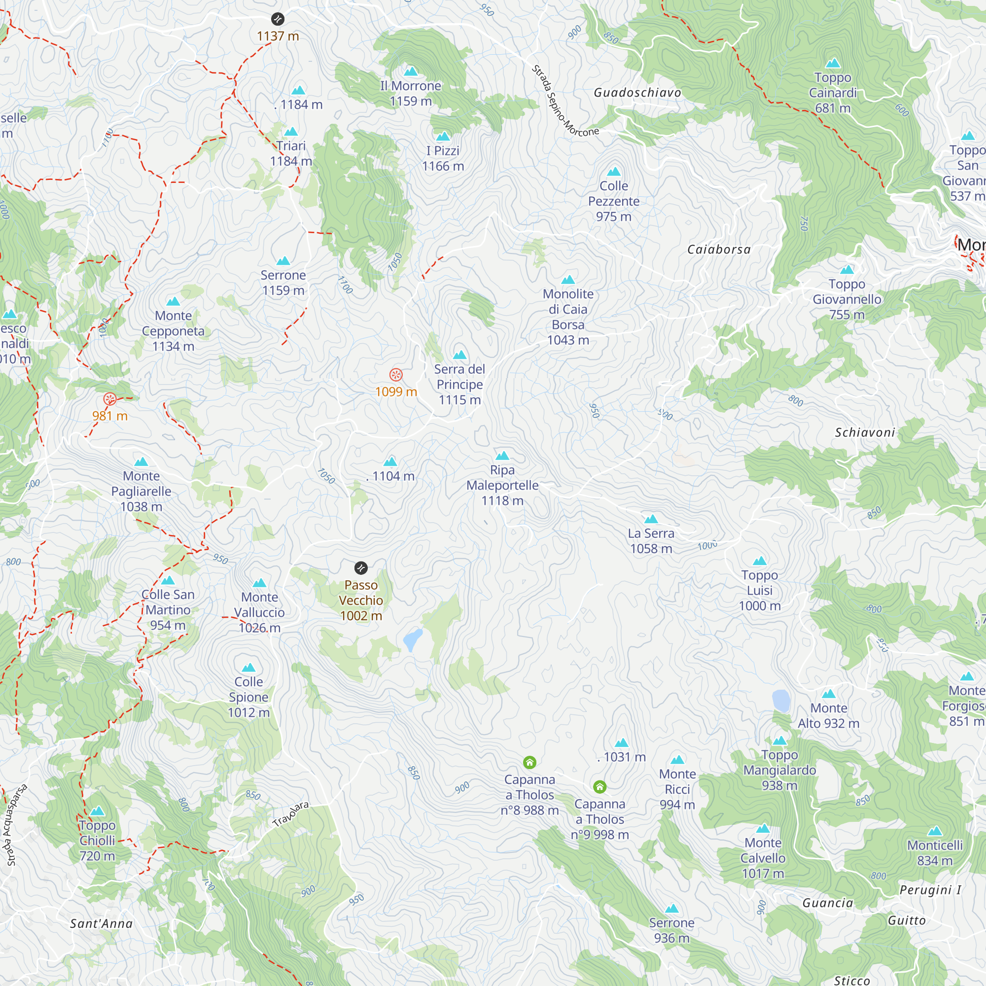 Capanna a Tholos n°7 map