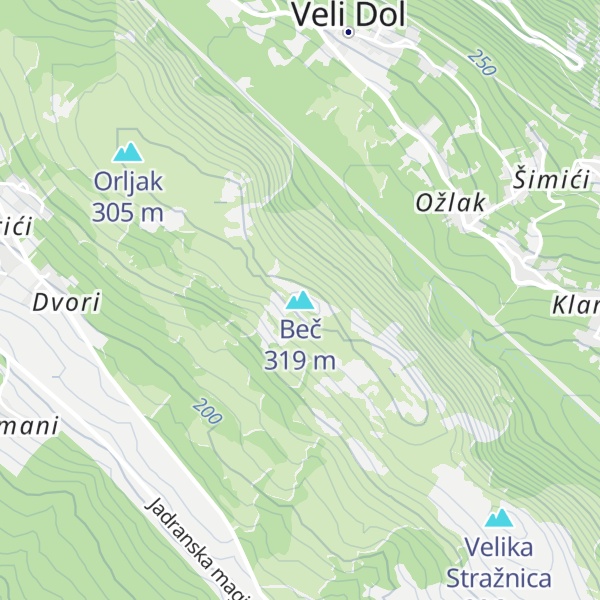 Map of Beč