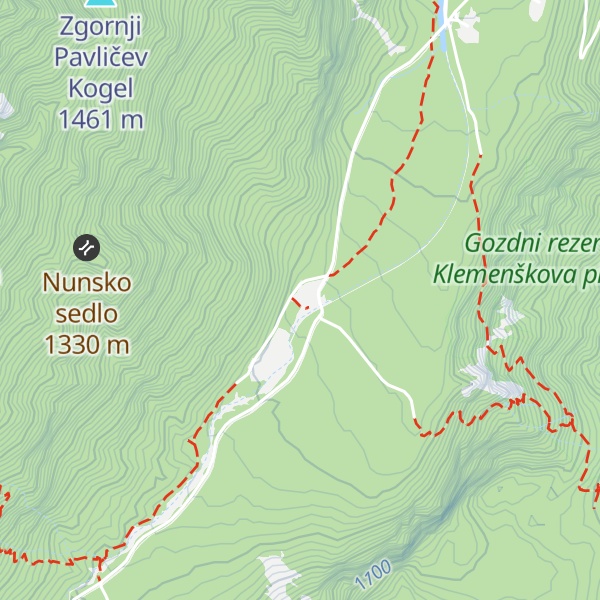 Map of Dom planincev v Logarski dolini
