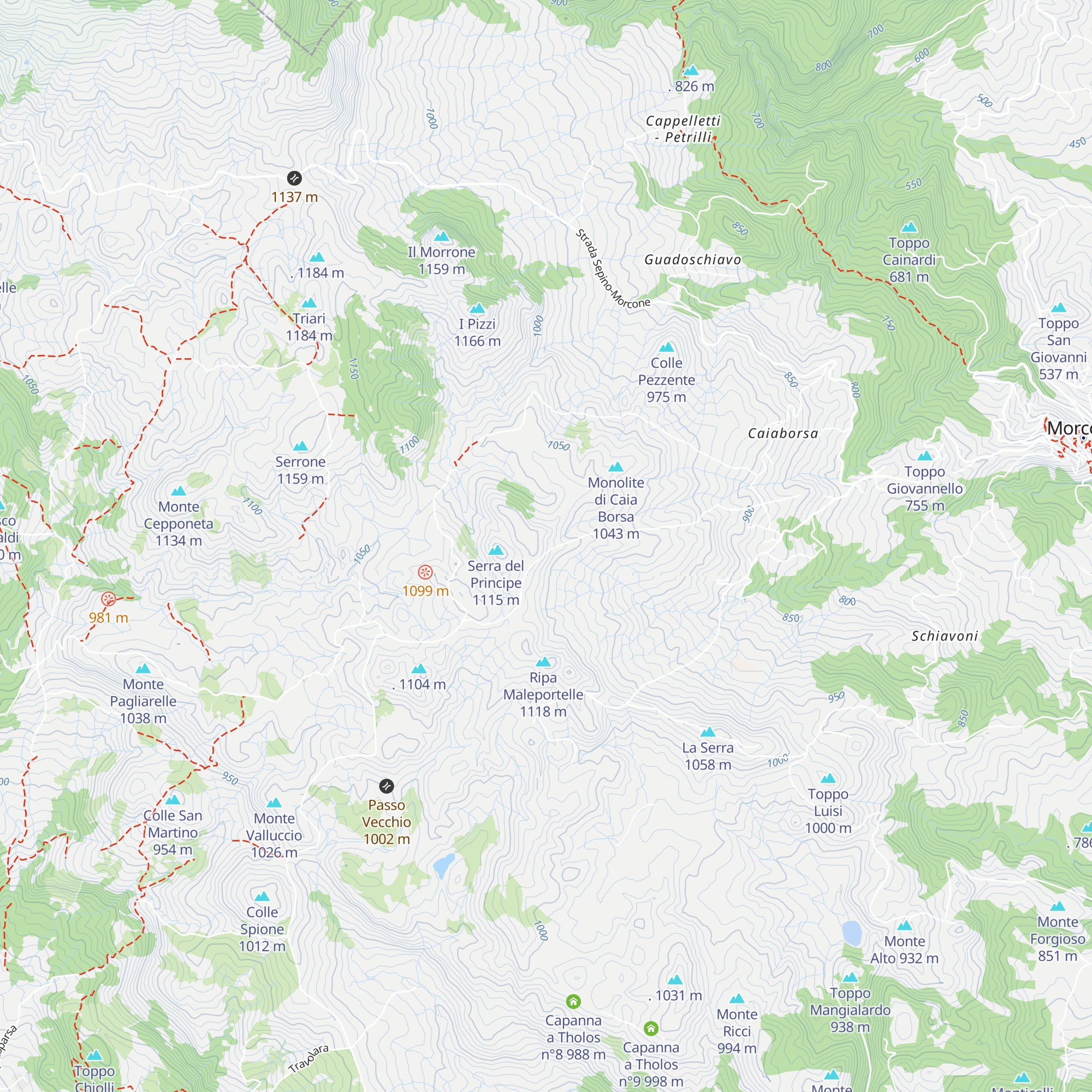 Capanna a Tholos n°6 map