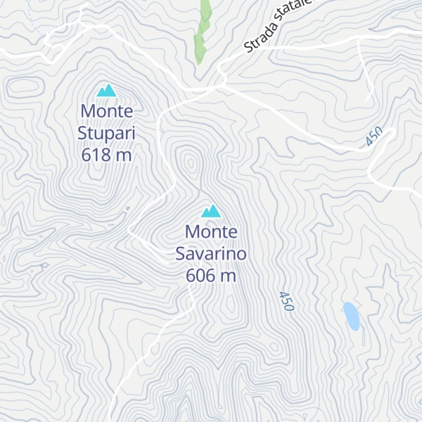 Map of Monte Savarino