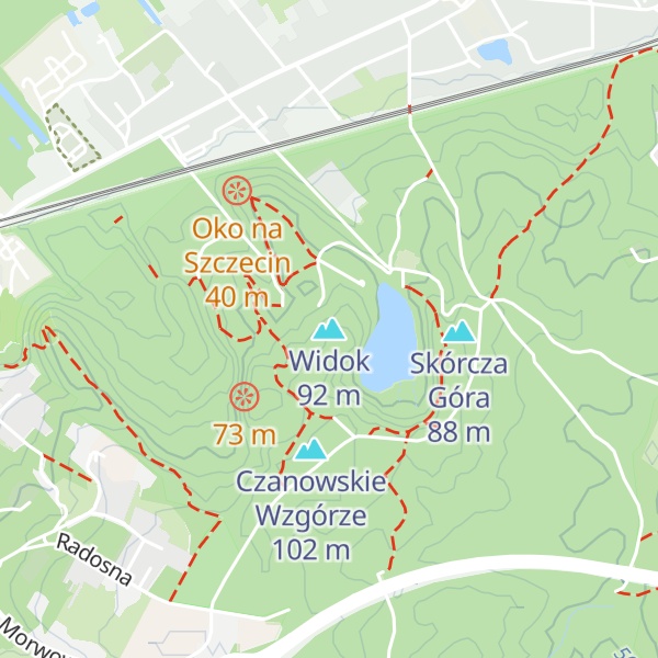 Map of Widok