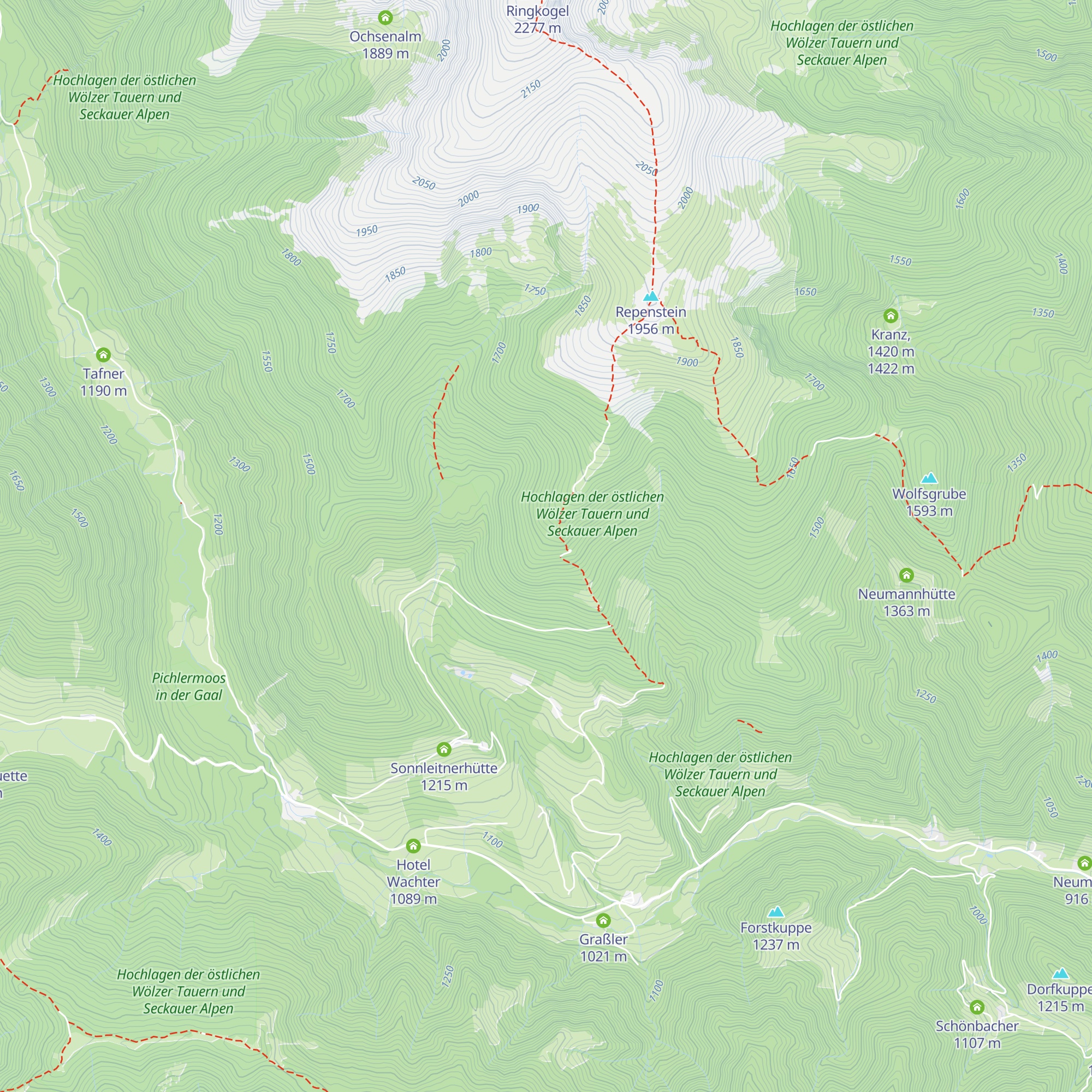 Kleinganghütte map