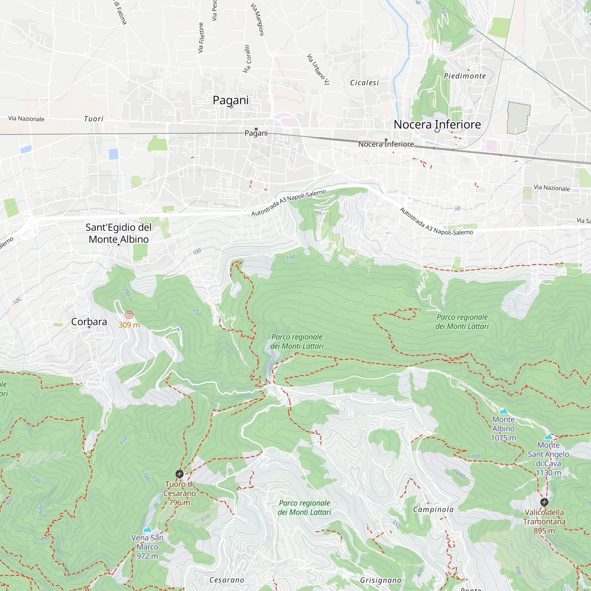 Capanna map