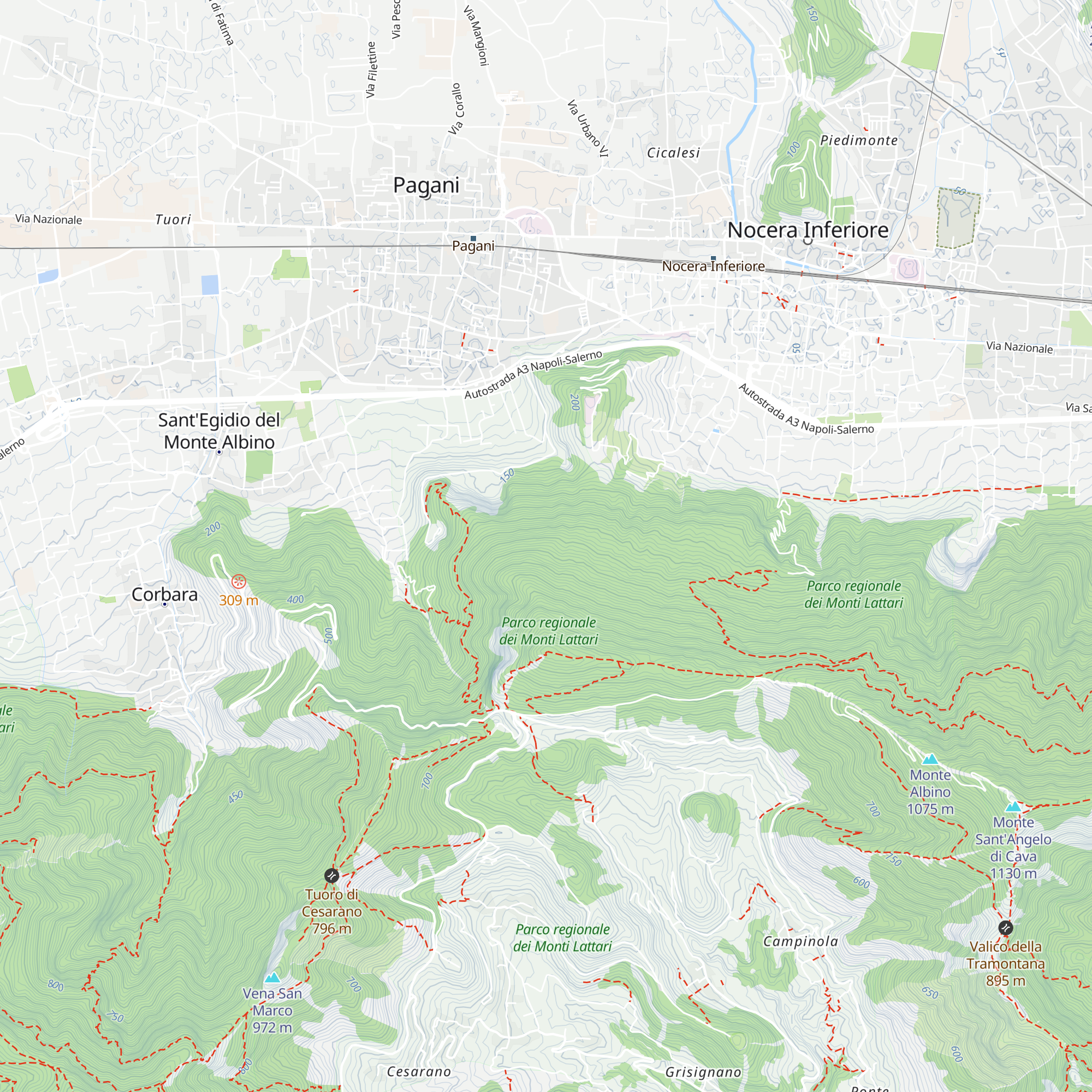 Capanna map